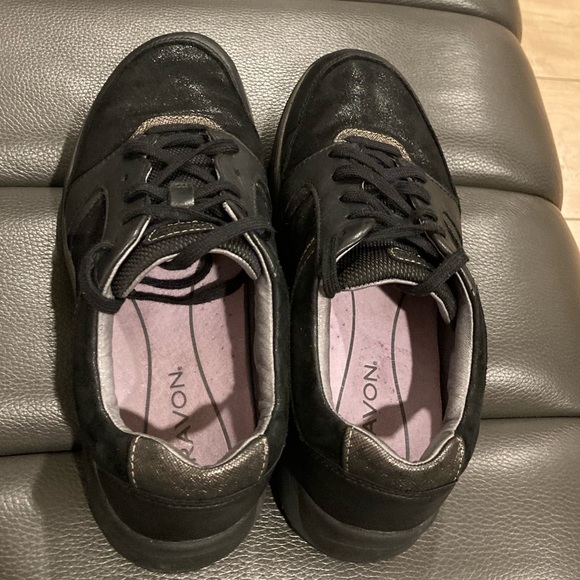 Aravon Pyper Ubal Black Sneakers Size 6.5 - Picture 6 of 11